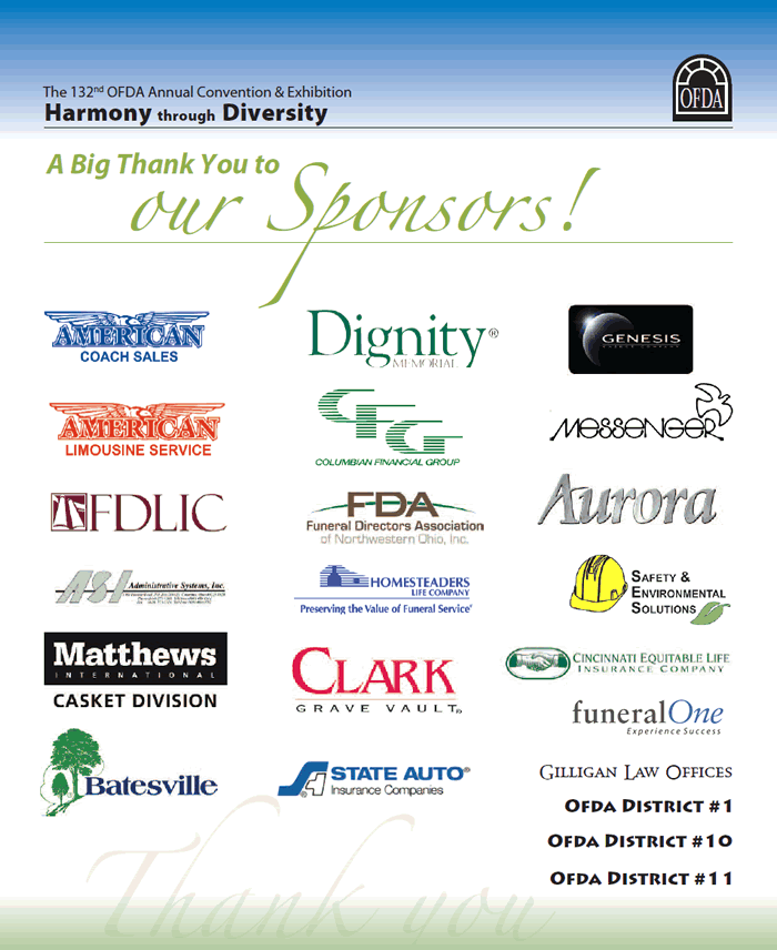 Convention 2012 Sponsors